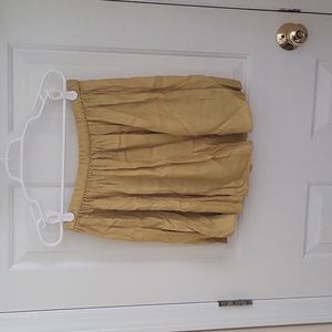 Like New Gap Yellowy Green Flowy Skirt, Size S